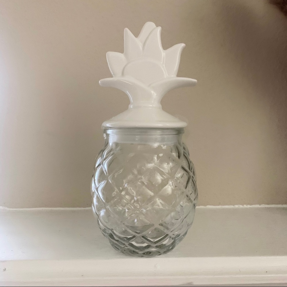 Target Pineapple glass jar